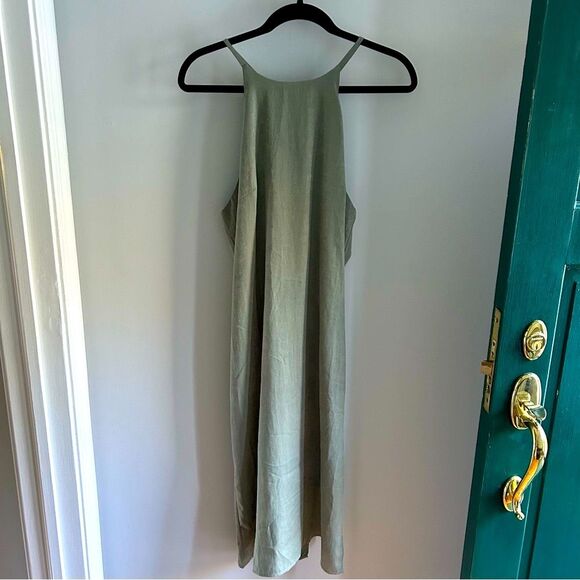 Pale Green T-Back Dress - Picture 1 of 10